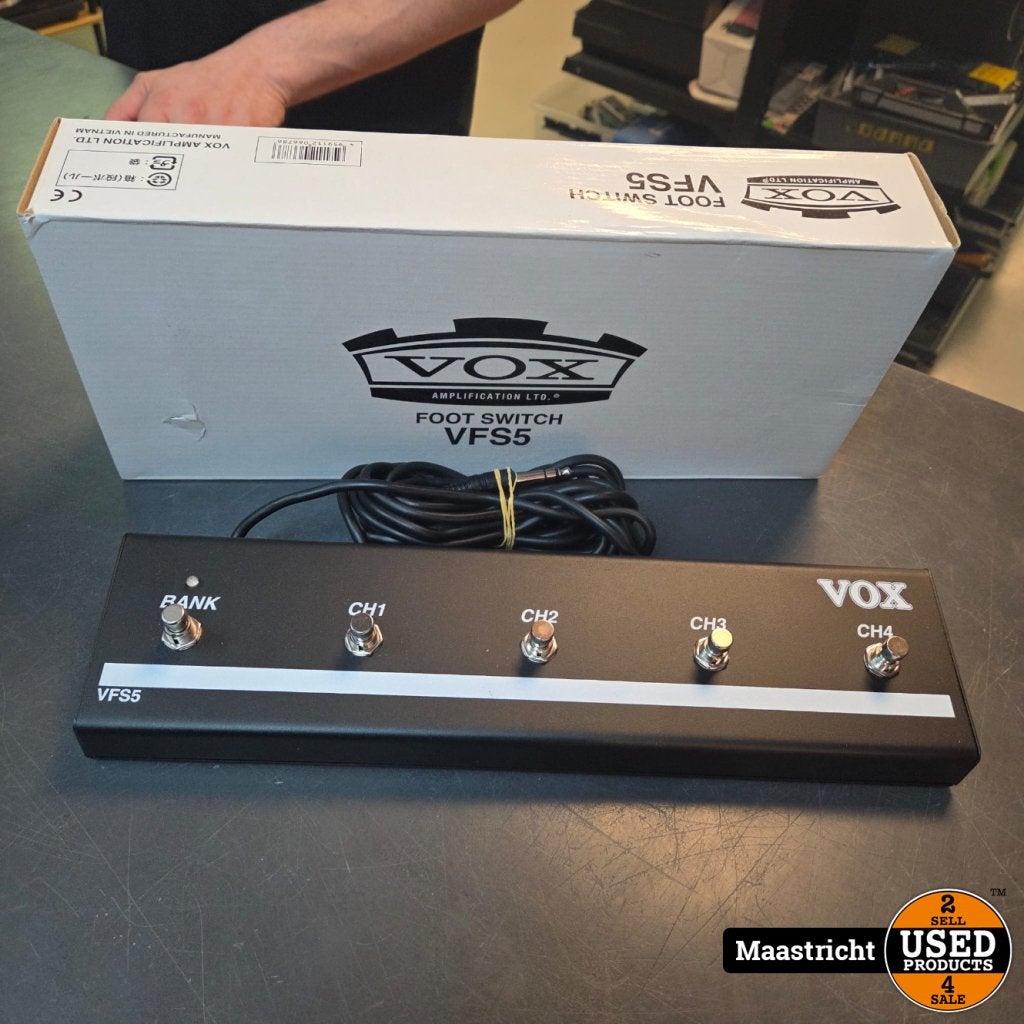 Vox VFS5 Footswitch | Nwpr 77 Euro, Vox, Gebruikt, https://voxamps.com/en-us/contact, 1209 Orange Street, Wilmington, DE 19801, Verenigde Staten