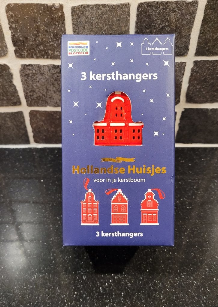 3 Kersthangers Nationale Postcode Loterij, Hollandse huisjes, Diversen, Kerst, Ophalen of Verzenden, Nieuw