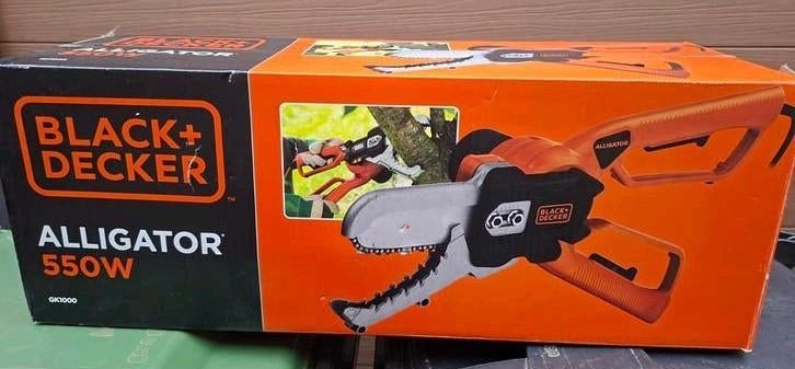 Black+Decker Alligator 550W elektrische takkenschaar, Ophalen of Verzenden, Nieuw, Minder dan 20 mm, Black+Decker