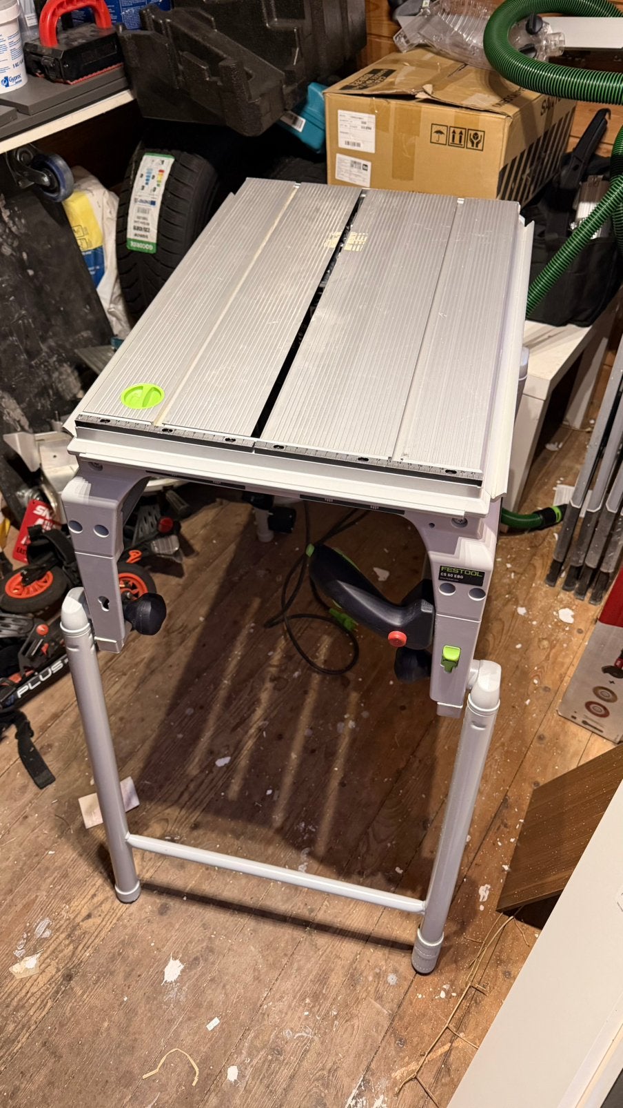 Festool cs 50 ebg, Doe-het-zelf en Verbouw, Ophalen, Invalzaag, Zo goed als nieuw, 30 tot 70 mm