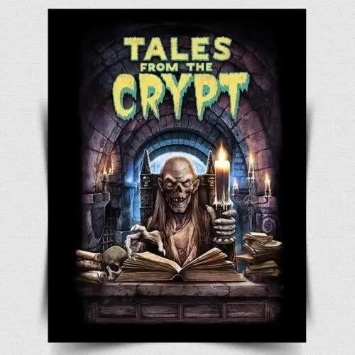 Vintage metalen bordje Tales from the Crypt (30x20cm), Ophalen of Verzenden, Nieuw, Overige typen