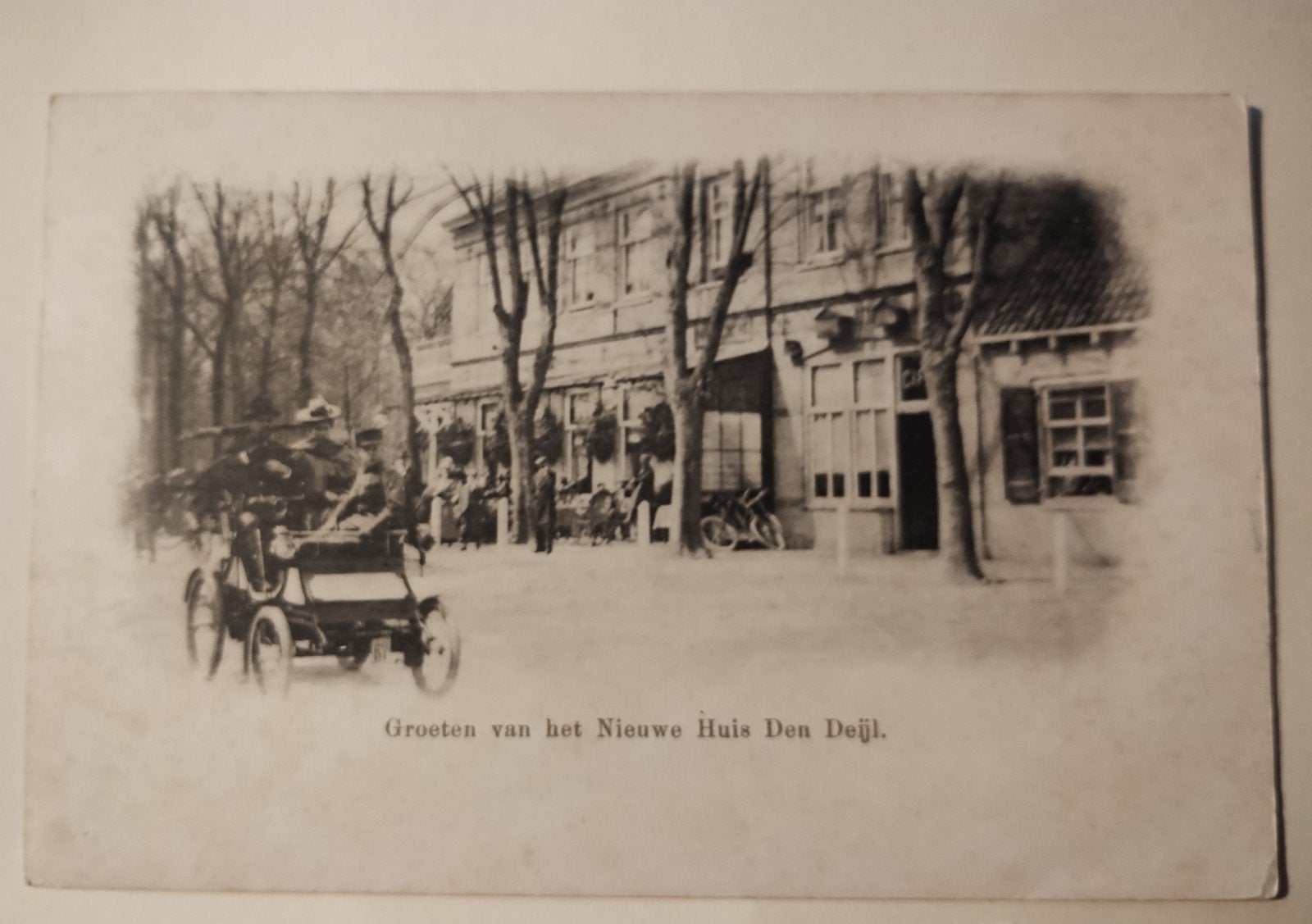 Wassenaar Nieuwe Huis Den Deijl + oude auto, Verzenden, Voor 1920, Ongelopen, Noord-Holland