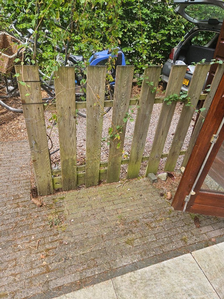 Tuinhek, Ophalen, Gebruikt, Hout, Tuinhek