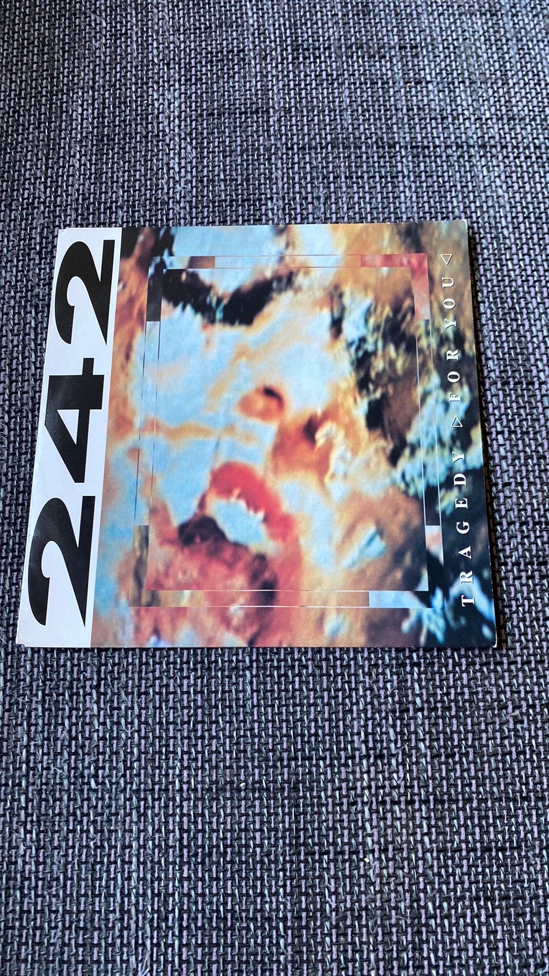 Vinyl single Front 242 - Tragedy for you, Ophalen of Verzenden, Zo goed als nieuw, Rock en Metal