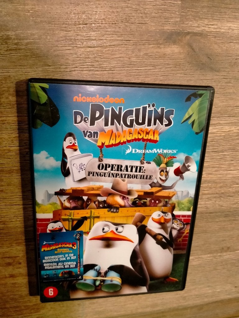 De Pinguins van Madagascar Dreamworks tekenfilm dvd, Alle leeftijden, Ophalen of Verzenden, Gebruikt, Amerikaans