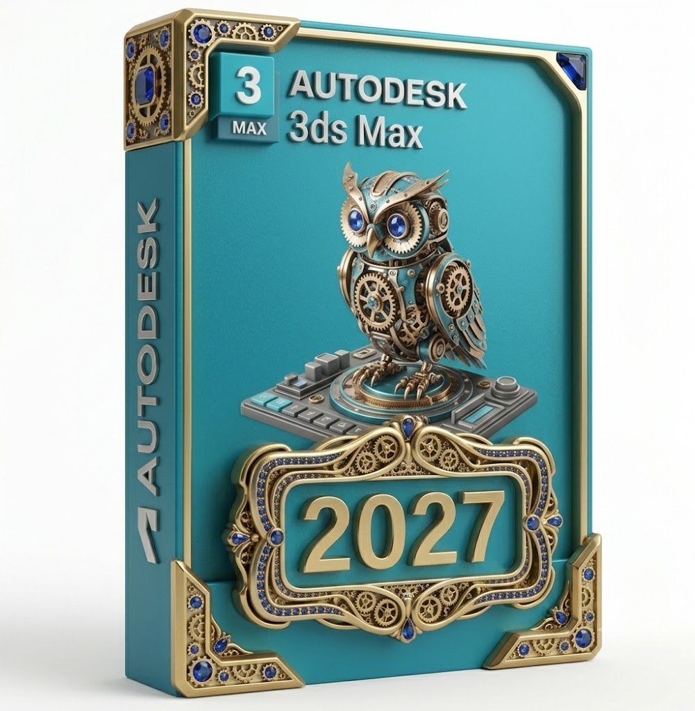 Autodesk  3ds Max 2027  volledige Versie, Ophalen, Nieuw, Windows