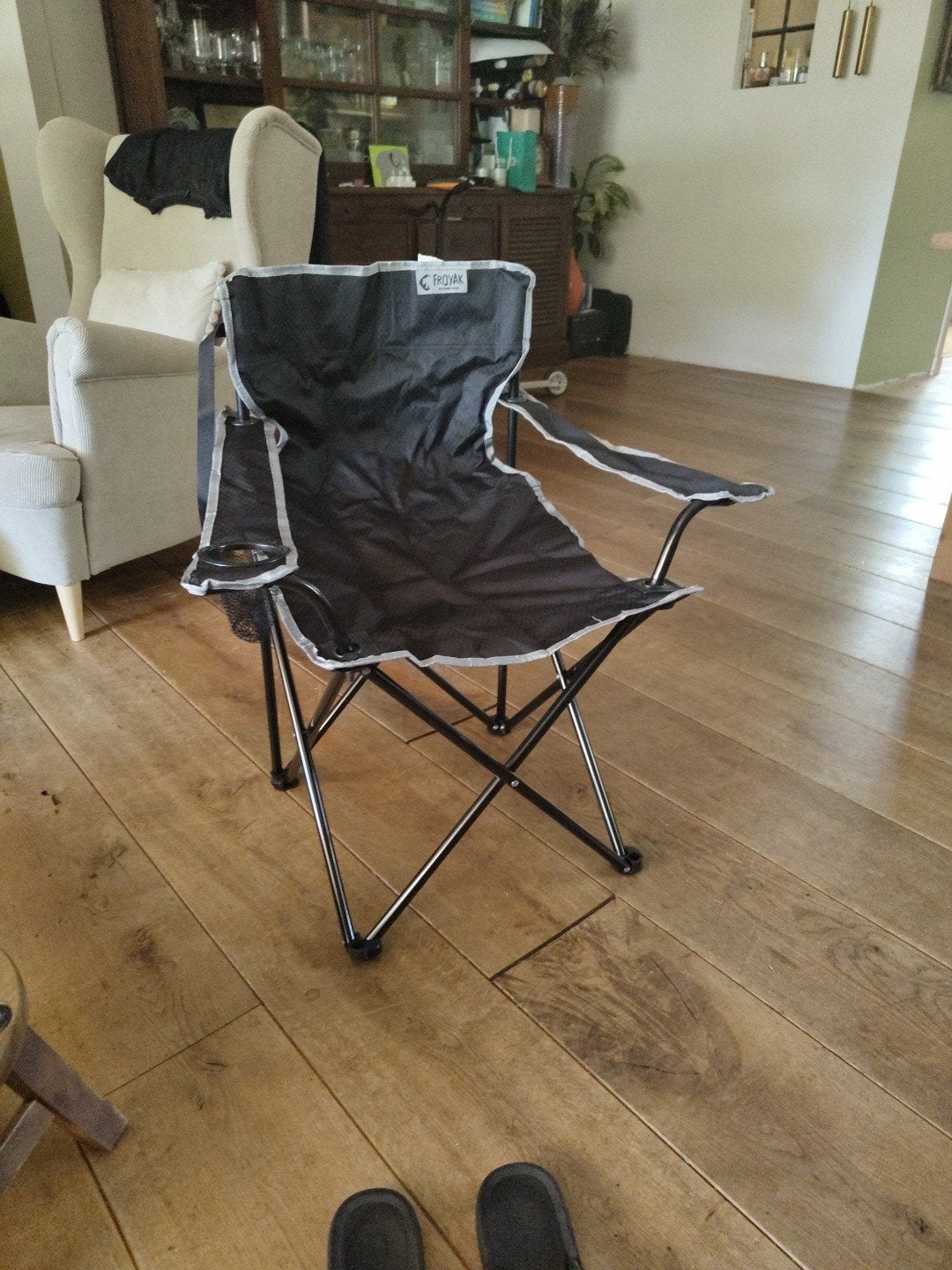 2x Nieuwe opvouwbare campingstoel met opbergzak, Ophalen