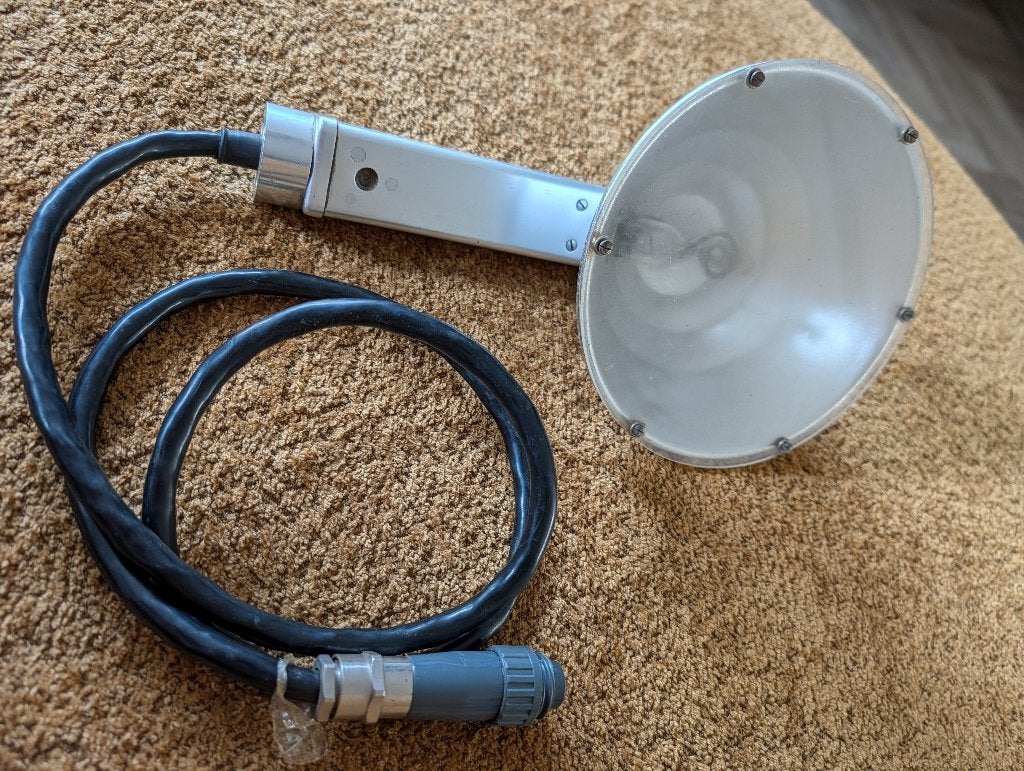 Vintage Philips PR 9114 Industriële Stroboscoop Handlamp, Gebruikt, Overige fittingen, Zilver, Ophalen