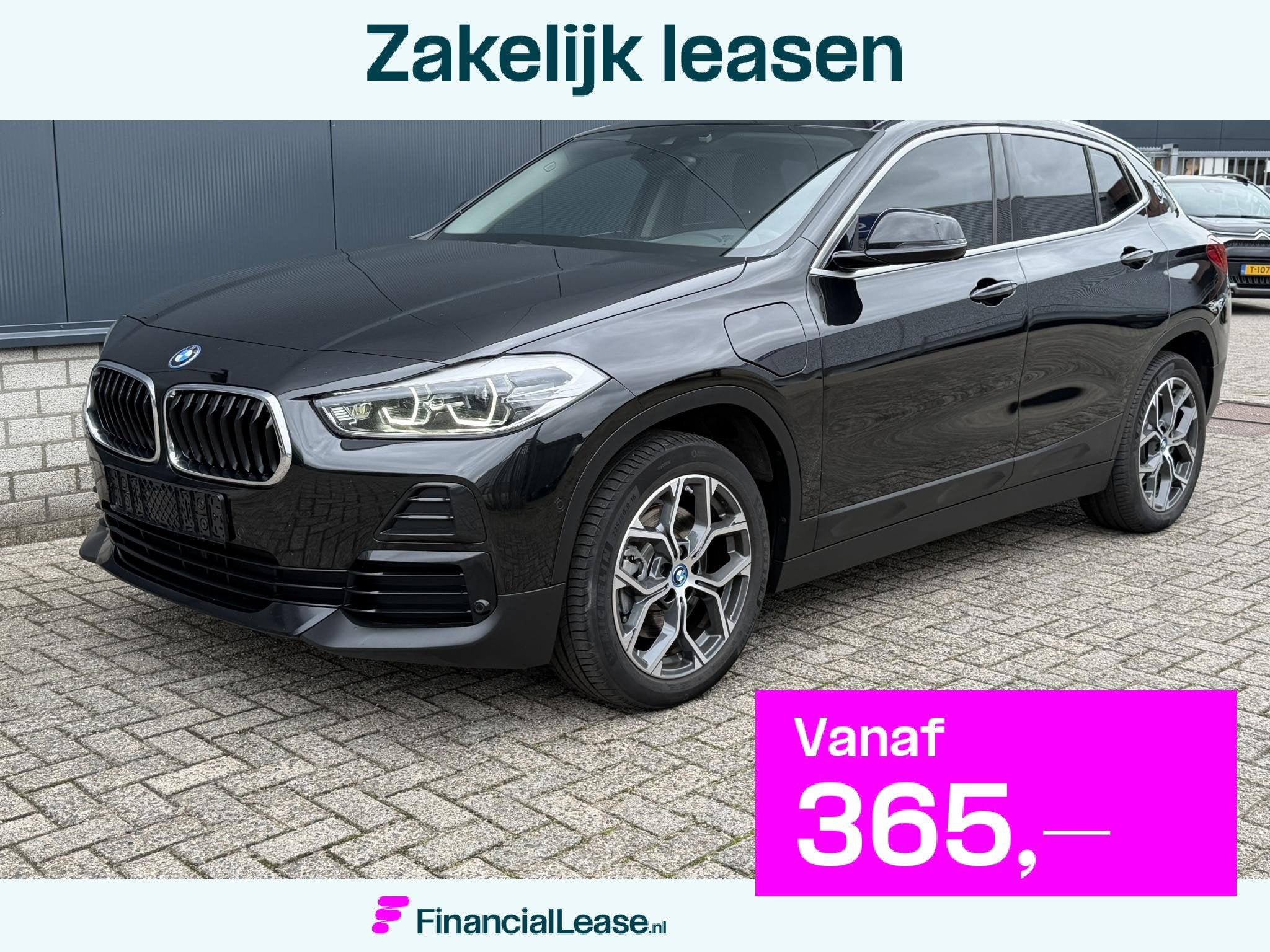 BMW X2 xDrive25e 18"/Leder/Harman Kardon/Camera/Apple Carpla, Automaat, Gebruikt, Zwart, Bedrijf