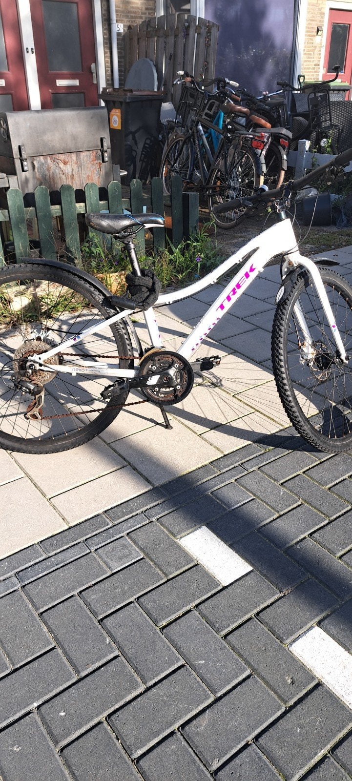 Mooie Trek fiets - kinderfiets tot 1,55meter groot, Fietsen en Brommers, Ophalen, Gebruikt, Schijfrem, Overige merken