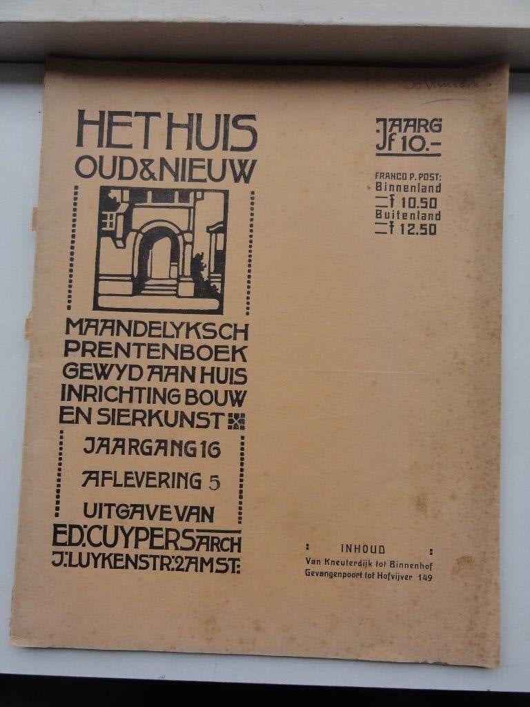 Het Huis Oud & Nieuw-maandblad, uitgave van Ed Cuypers, Ophalen of Verzenden, Nieuw, Architecten