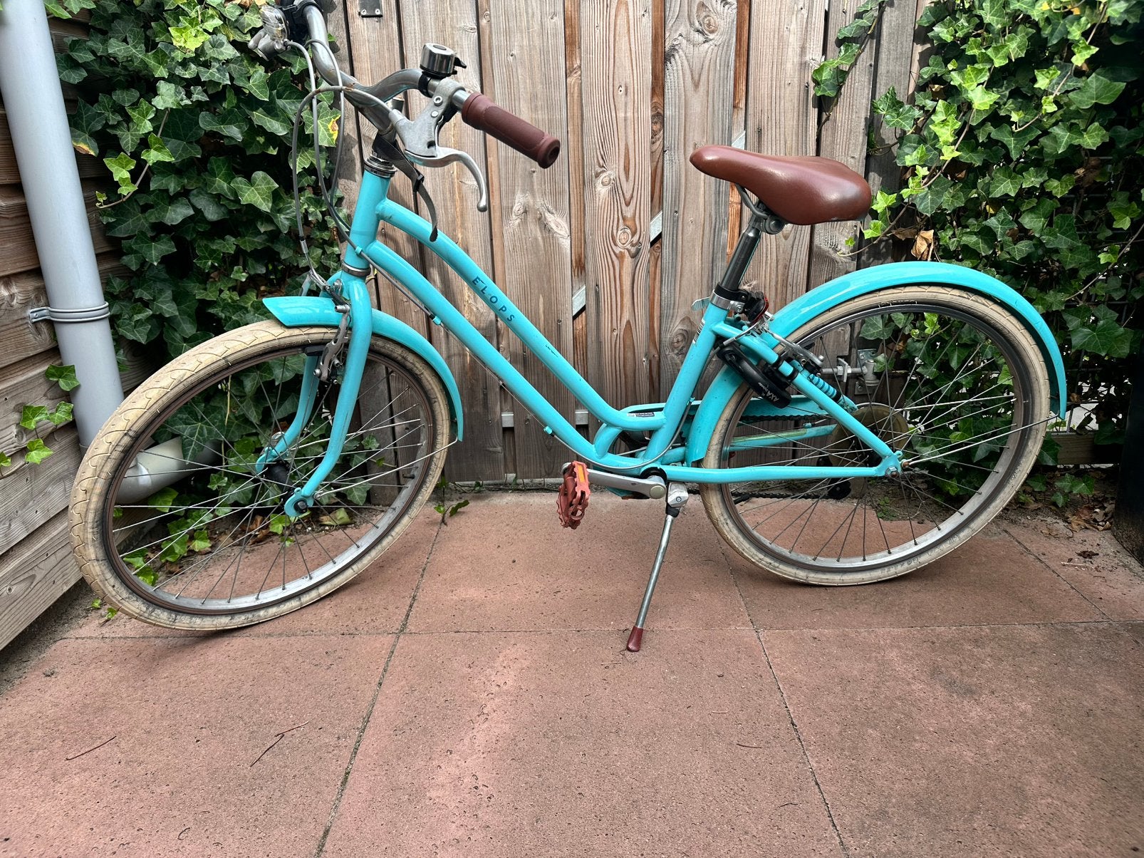 Elops 500 24 inch kind stadfiets, Ophalen, Velgrem, Handrem, Gebruikt