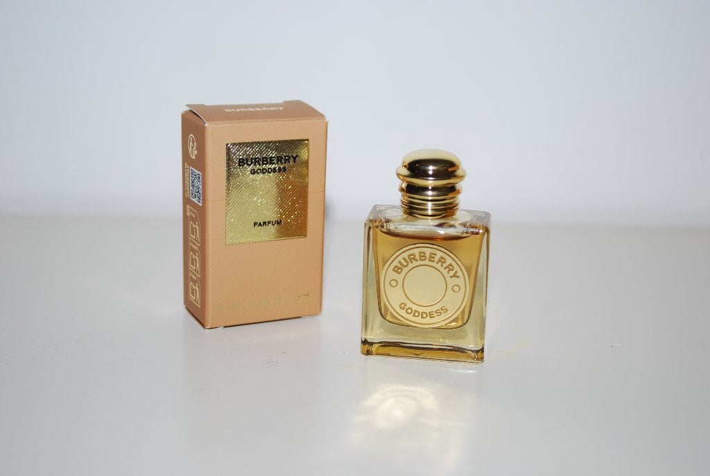 Miniatuur Burberry Goddess parfum, Ophalen of Verzenden, Zo goed als nieuw, Miniatuur, Gevuld