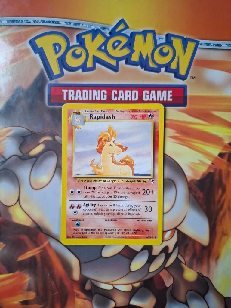 Rapidash 60/110 Legendary collection pokemon kaart, Ophalen of Verzenden, Gebruikt, Losse kaart