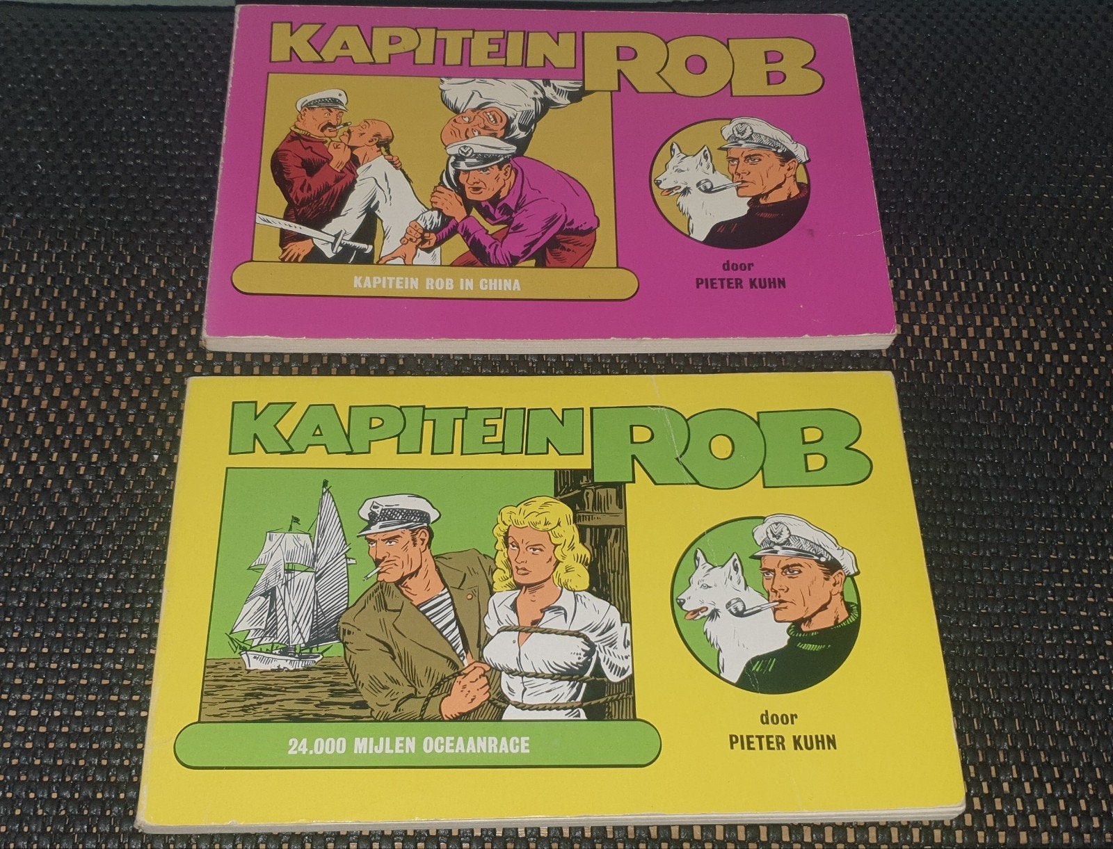 twee prachtige, klassieke stripalbums Kapitein rob, Meerdere stripboeken, Ophalen of Verzenden, Gelezen