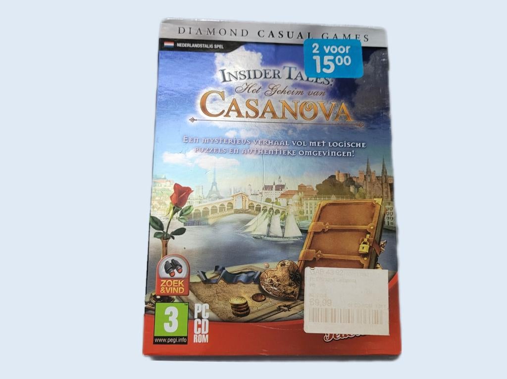 Insider Tales het geheim van Casanova - PC Game ~ TH8892, 1 speler, Ophalen of Verzenden, Zo goed als nieuw, Vanaf 3 jaar