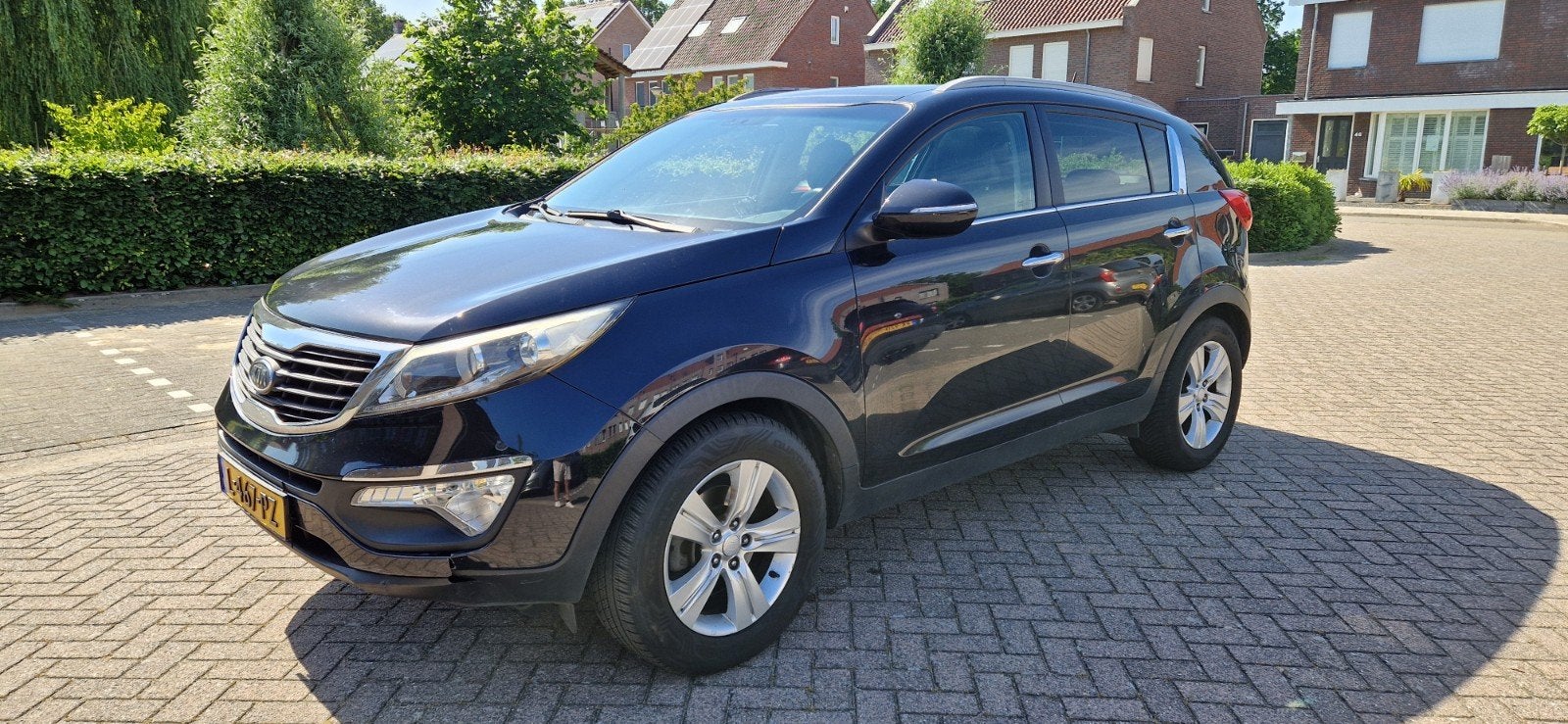 Kia Sportage 1.6 GDI 2WD 2012 Zwart, Auto's, Kia, Particulier, Sportage, Benzine, B, SUV of Terreinwagen, Handgeschakeld, Geïmporteerd