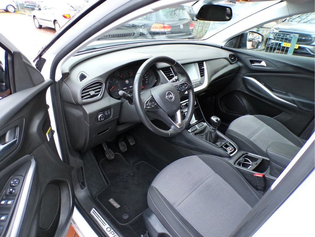 Opel Grandland X 1.2 Turbo Edition 2020 1e EIGENAAR GEHEEL D, Auto's, Opel, Voorwielaandrijving, Gebruikt, 1199 cc, Wit