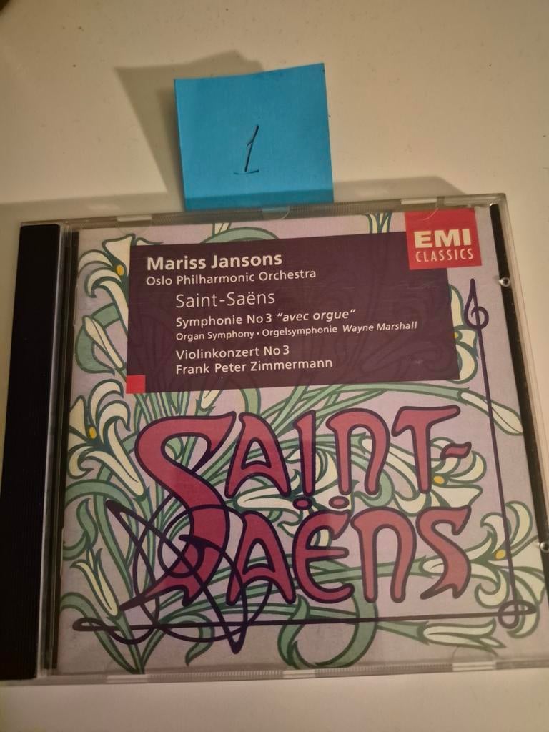 Saint-Saëns: Symfonie 3 & Vioolconcert 3 (CD), Ophalen of Verzenden, Romantiek, Gebruikt, Orkest of Ballet