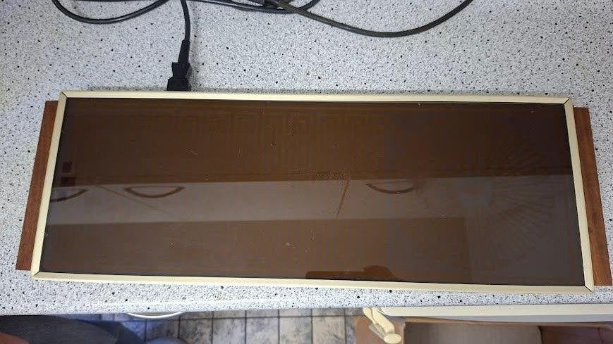 Salton Hotray Warmhoudplaat rechaud elektrische Vintage, Ophalen of Verzenden, Glas, Overige typen, Gebruikt