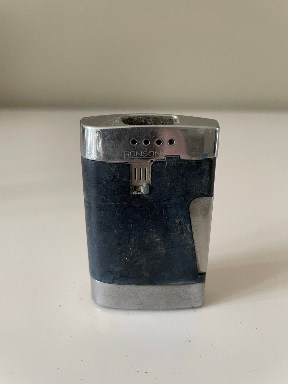 Vintage Ronson aansteker - Gebruikt, Ophalen of Verzenden, Gebruikt, Aansteker