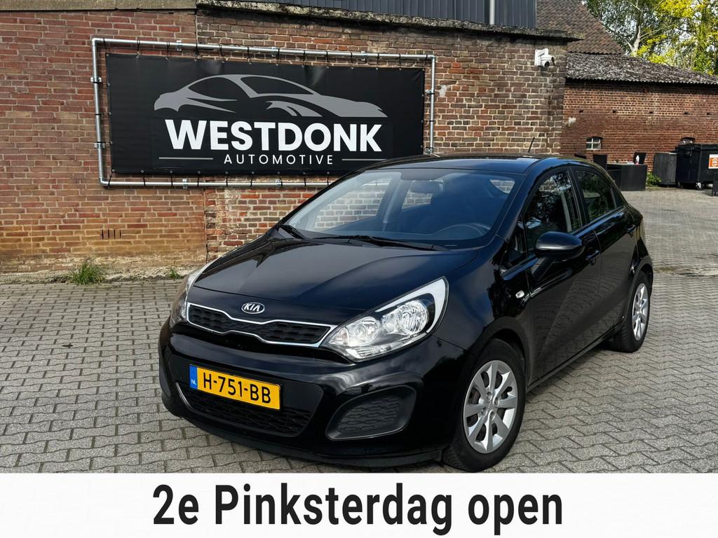 Kia Rio 1.2 CVVT BusinessLine -Carplay/Camera/Airco, Auto's, Voorwielaandrijving, Zwart, Leder, Bedrijf