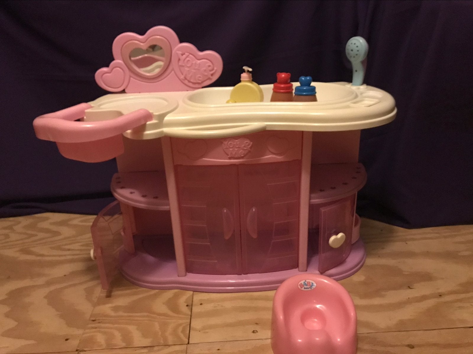 Badkamer voor poppen, Ophalen of Verzenden, Zo goed als nieuw, Poppenhuis