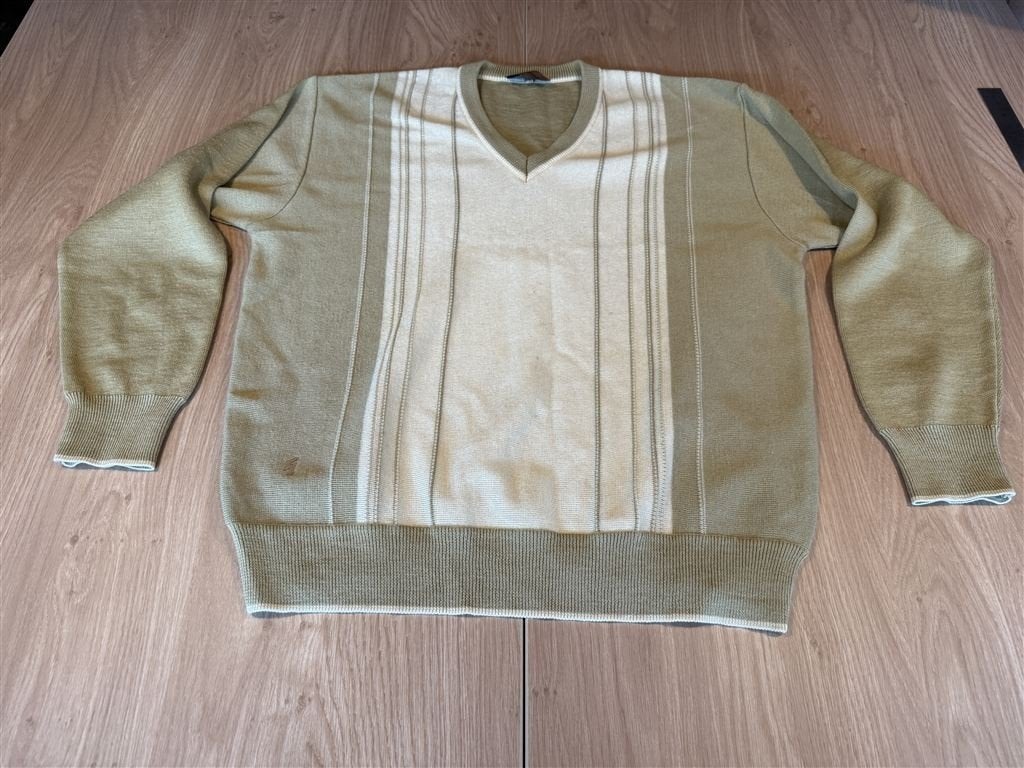 Gabicci VNeck Vintage trui wol maat L, Verzenden, Zo goed als nieuw