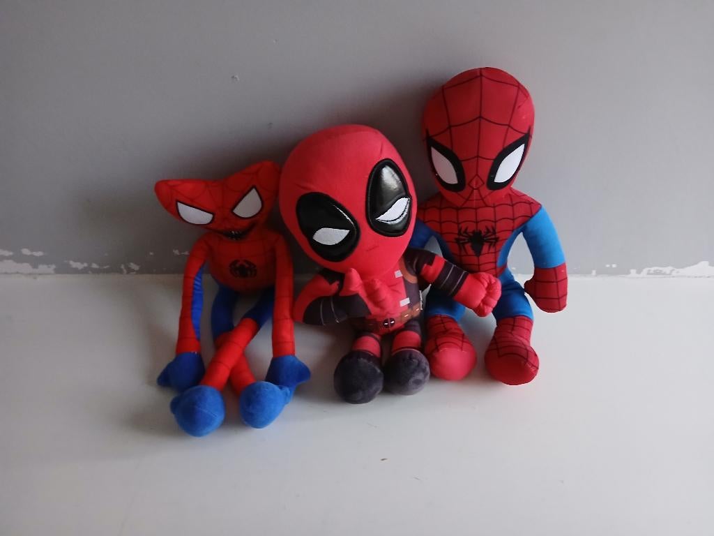 spiderman knuffels, Ophalen of Verzenden, Zo goed als nieuw, Overige typen