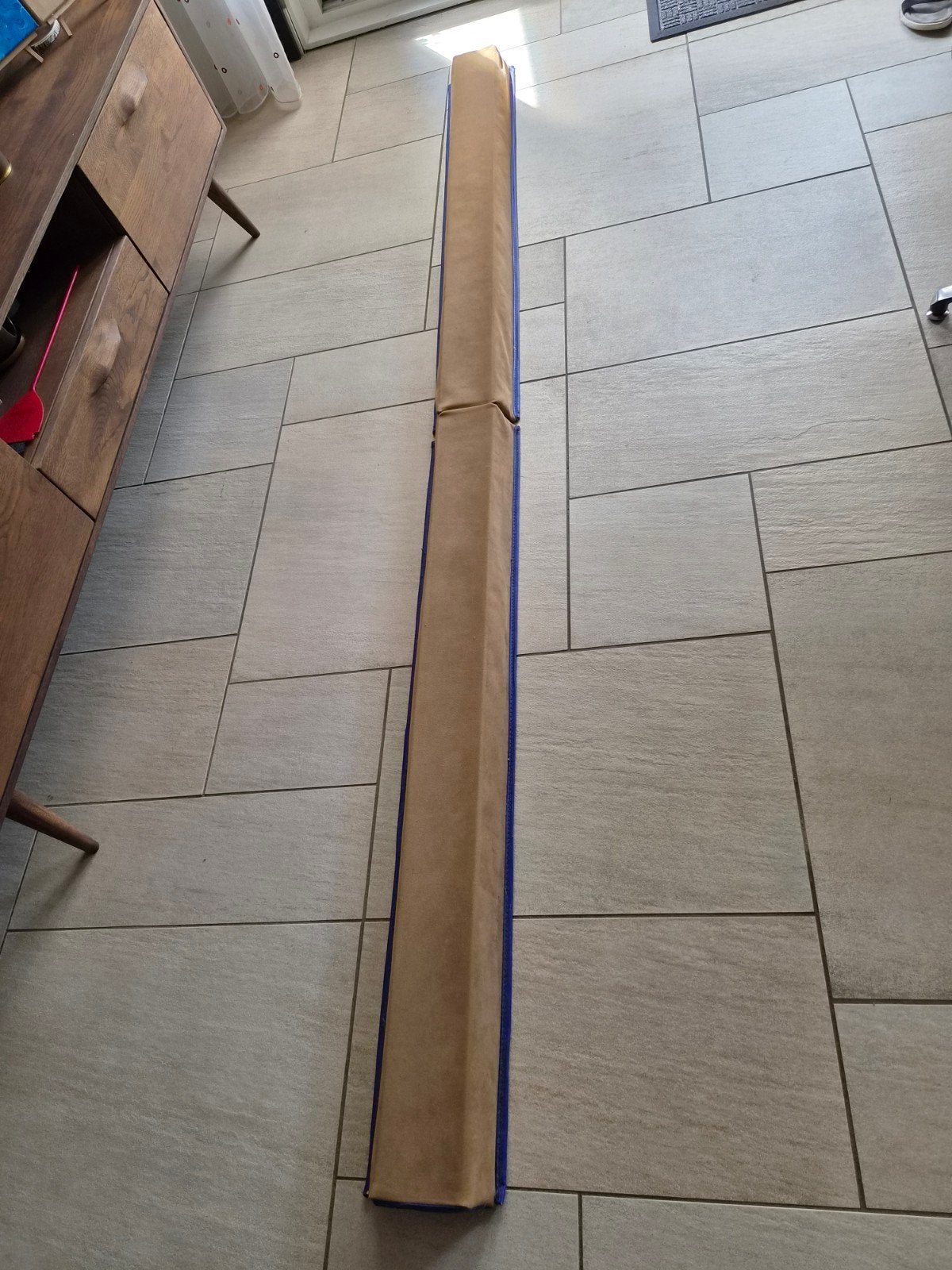 Opvouwbare turnbalk - Ideaal voor thuis trainen, Ophalen, Gebruikt, Blauw, Materiaal