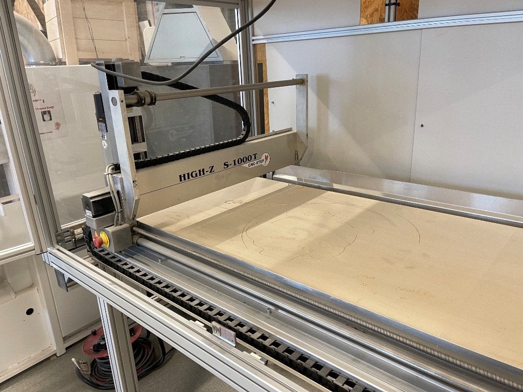 CNC-Step High-Z S-1000T, Doe-het-zelf en Verbouw, Gereedschap | Freesmachines, Ophalen, Gebruikt, Elektrisch, Overige soorten
