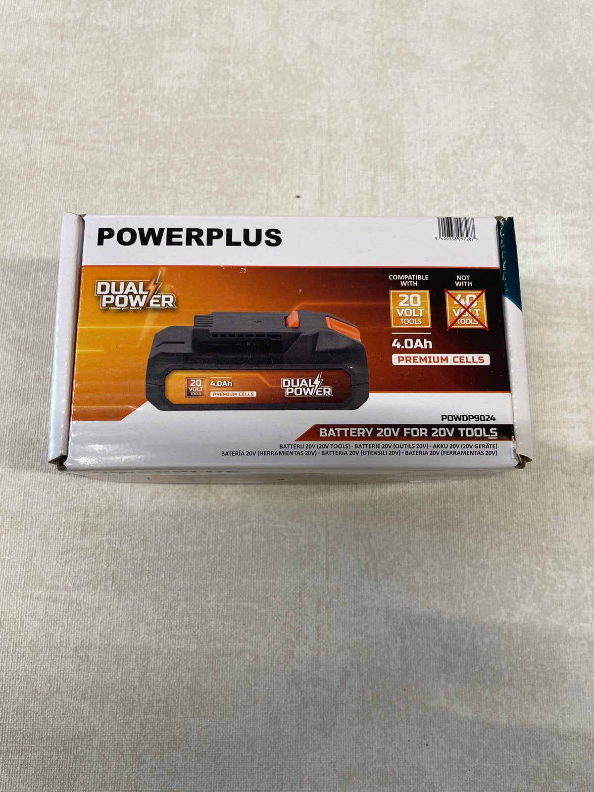 Powerplus Dual Power 20V 2.0Ah Accu voor 20V Gereedschap, Nieuw