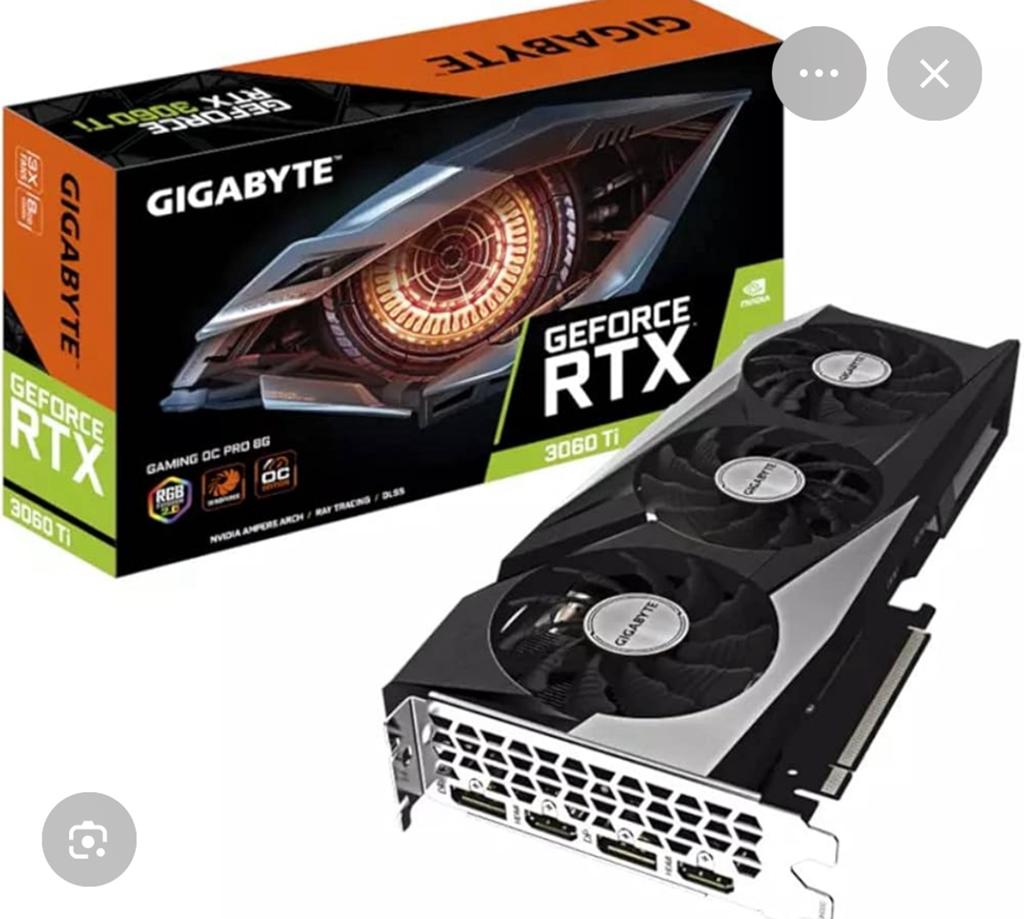 Rtx 3060 ti gigabyte zo goed als nieuw., Computers en Software, Videokaarten, Zo goed als nieuw, PCI-Express 4.0, GDDR6, Ophalen
