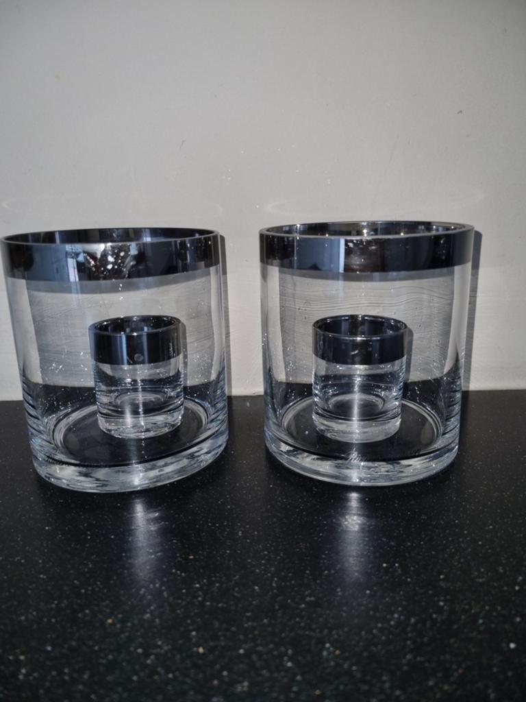 Riviera maison windlichten glas, Ophalen, Zo goed als nieuw, Overige materialen, Minder dan 25 cm