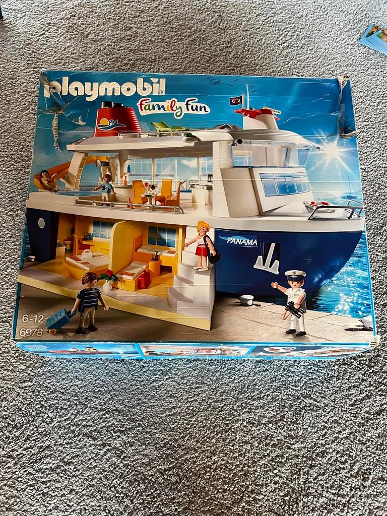 Playmobil Cruiseschip 6978 - Complete Set met Extra's, Kinderen en Baby's, Speelgoed | Playmobil, Ophalen of Verzenden, Gebruikt