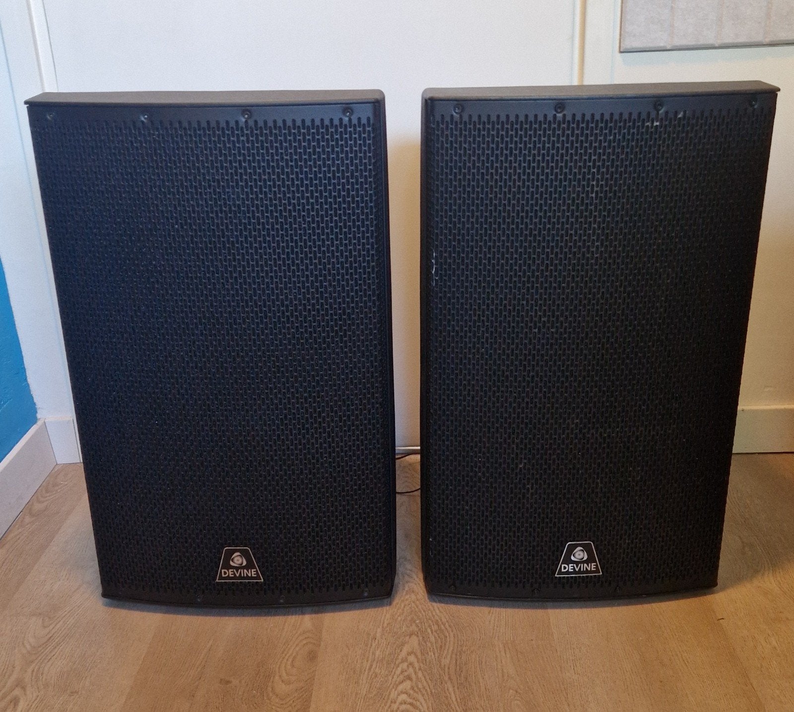 Te koop: 2 Devine Onyx 15a speakers.

Eén speaker is gloedni, Ophalen of Verzenden, Zo goed als nieuw, Minder dan 500 watt, P.A.