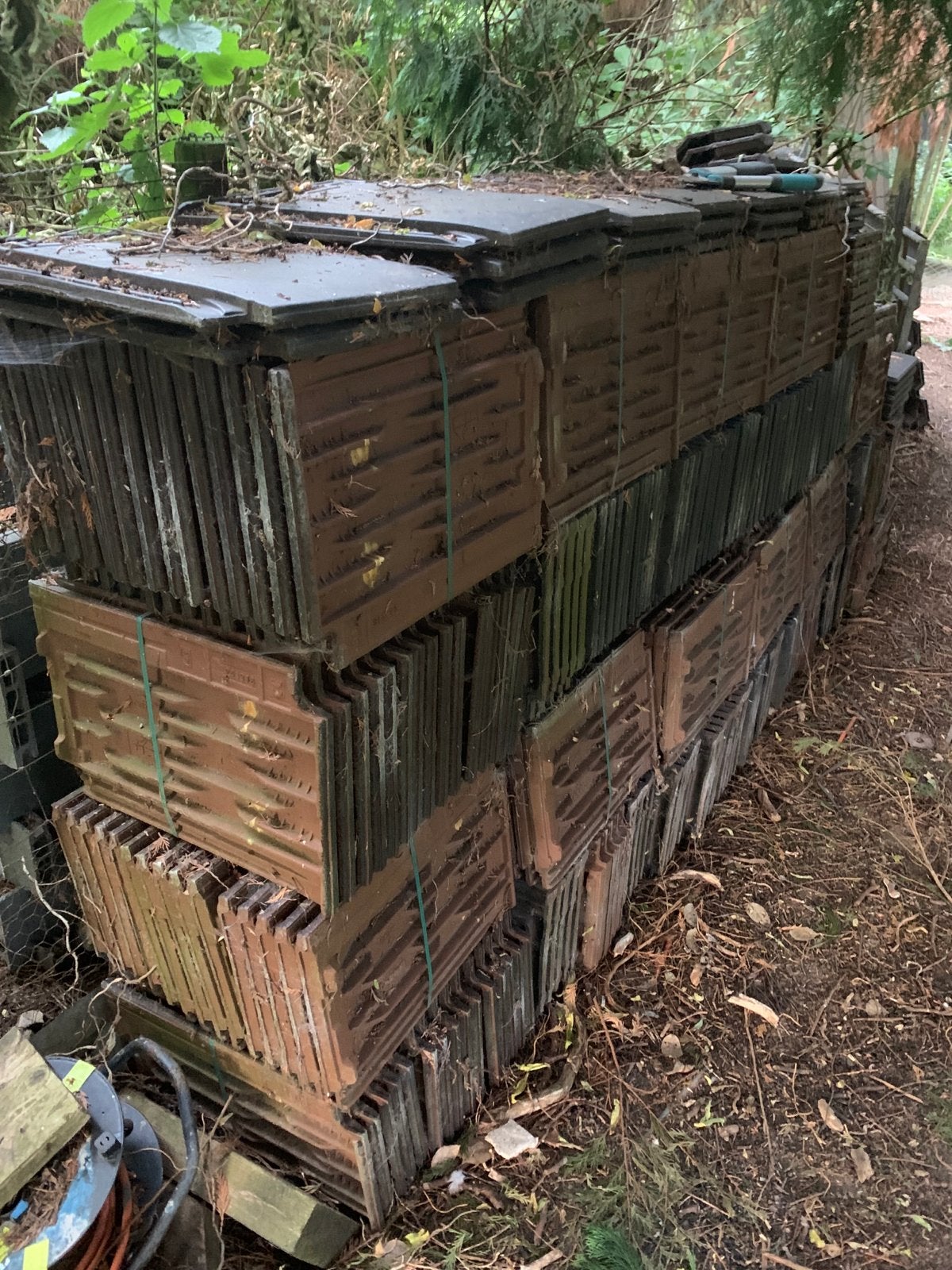 Nieuwe dakpannen monier tuile plat, Doe-het-zelf en Verbouw, Dakpannen en Dakbedekking, Ophalen, Nieuw, 15 m² of meer, Dakpannen
