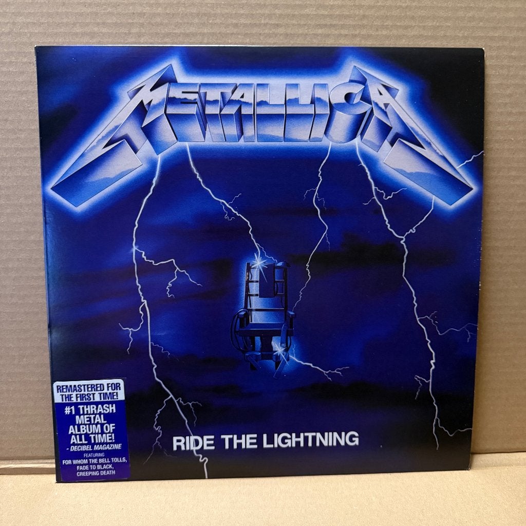 Metallica - Ride the lightning - 2016, Cd's en Dvd's, Vinyl | Hardrock en Metal, LP, Heavy metal, Reissue, Ophalen of Verzenden