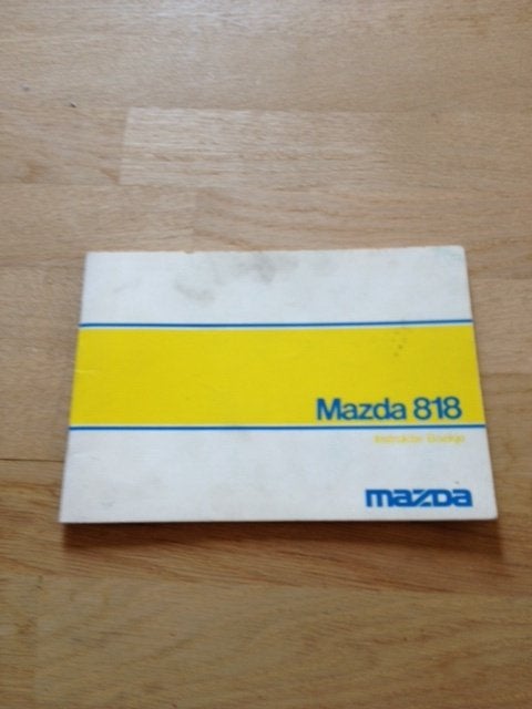 Mazda 818 Instructieboekje (1973-1975) - Goede Conditie   NL, Ophalen of Verzenden