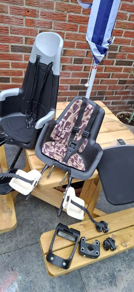 Bobike zitjes: voor- en achterzitje met windscherm, Ophalen, Achterzitje, Bobike, Gebruikt