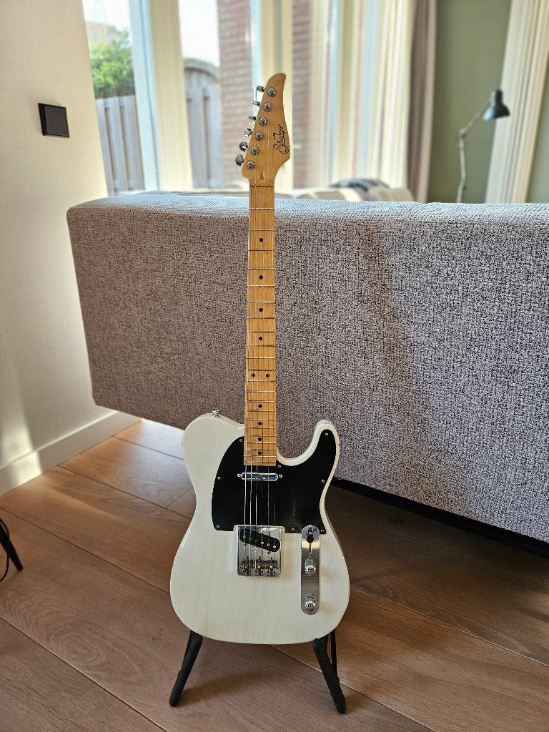 Suhr Classic T Antique MPL SS Trans White + Suhr gigbag, Ophalen of Verzenden, Zo goed als nieuw, Solid body, Overige merken