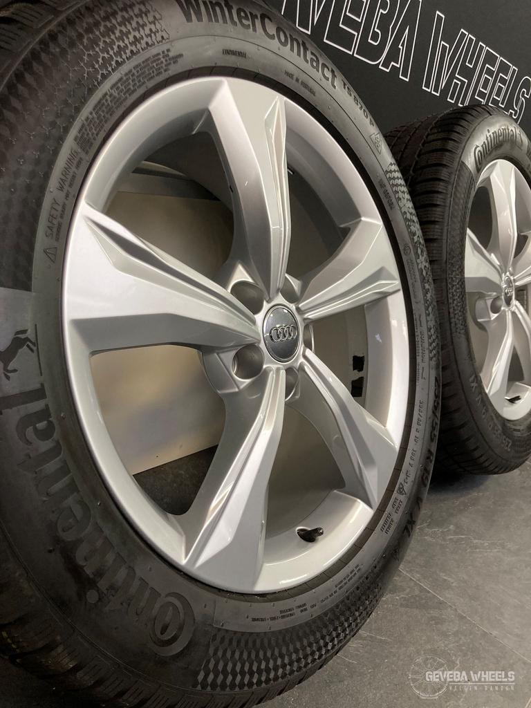19” originele Audi Q5 velgen + winterbanden 5x112 235/55/19, Auto-onderdelen, Banden en Velgen, 19 inch, Gebruikt, -, -