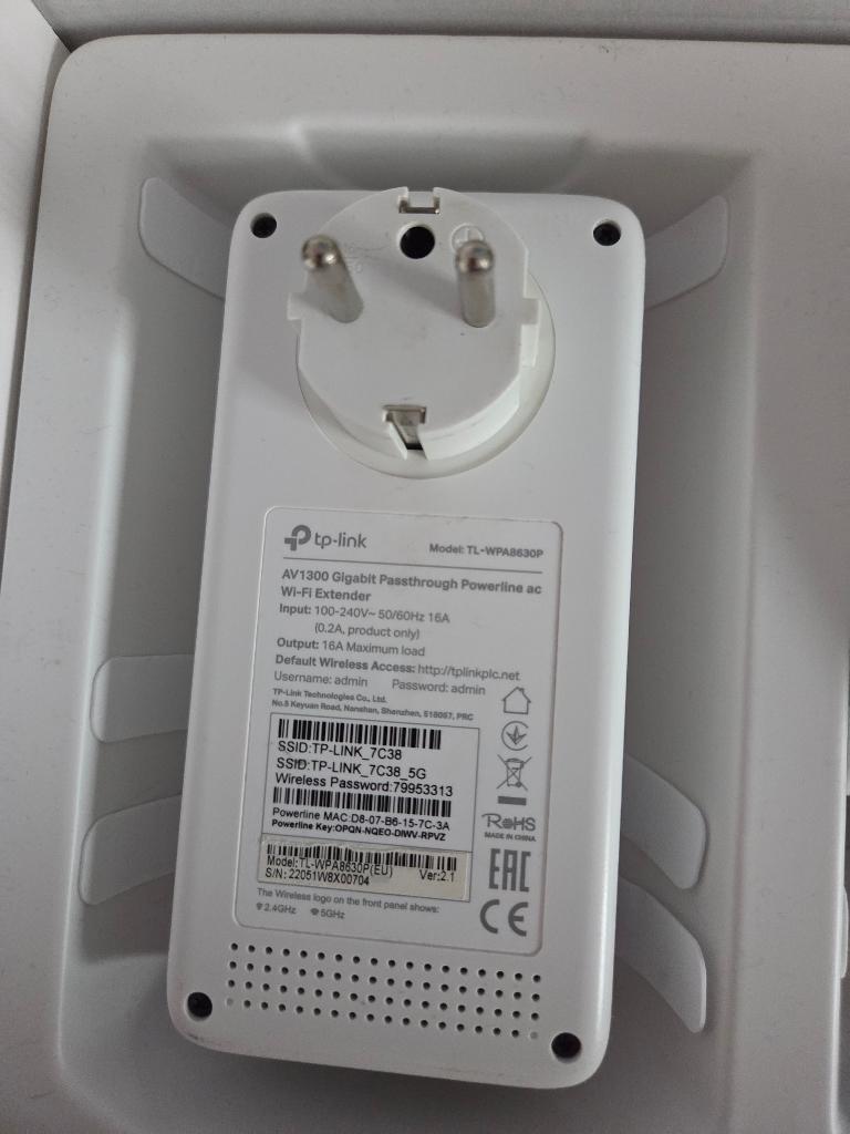 Powerline kit TL-PA8630P (3-pack), Computers en Software, Powerlines, Zo goed als nieuw, Ophalen