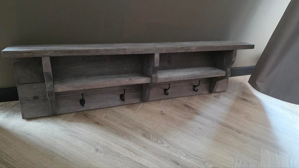Landelijk keukenrek wandrek, Ophalen of Verzenden, 25 tot 50 cm, Minder dan 150 cm, Minder dan 100 cm