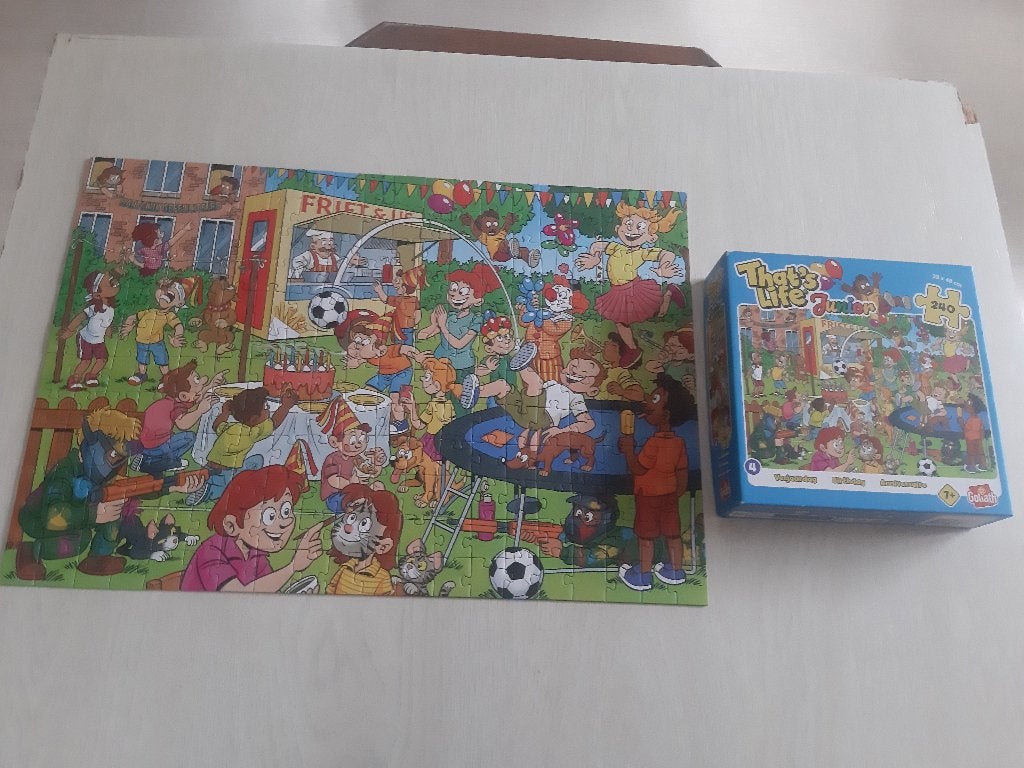 Puzzel - 240 stukjes - verjaardag - That's Life Junior, Ophalen, Meer dan 50 stukjes, Zo goed als nieuw, 6 jaar of ouder