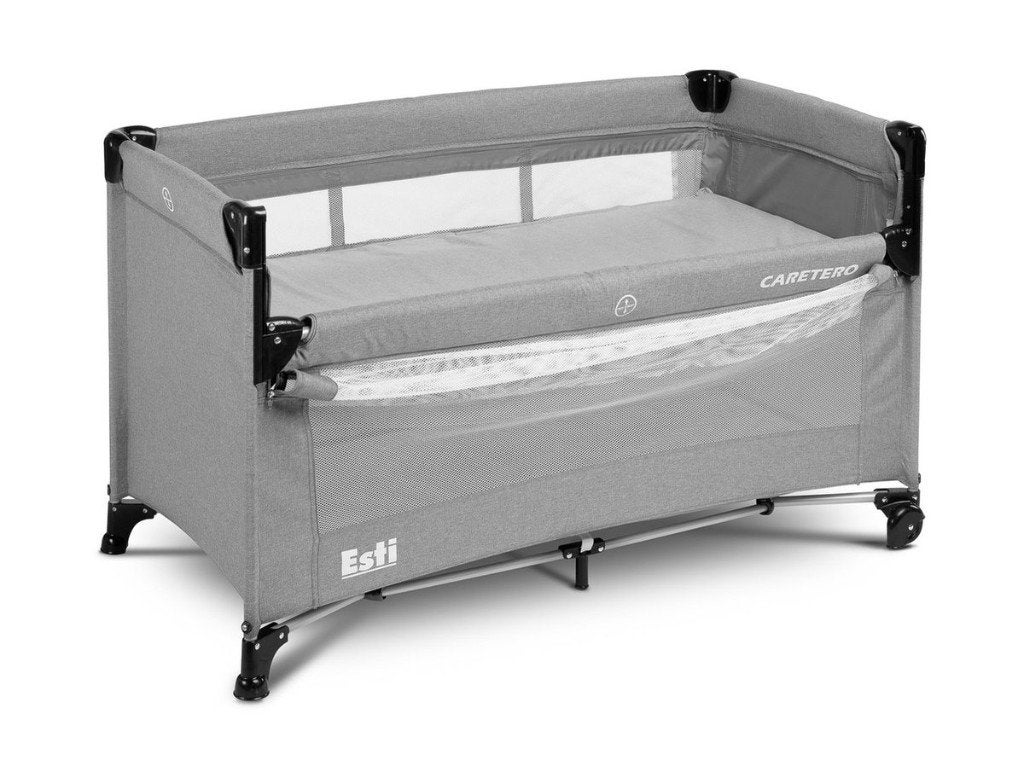 Caretero Reisbed Esti - Camping Cot, met matras & hoeslakens, Ophalen, Gebruikt, Reisbedje