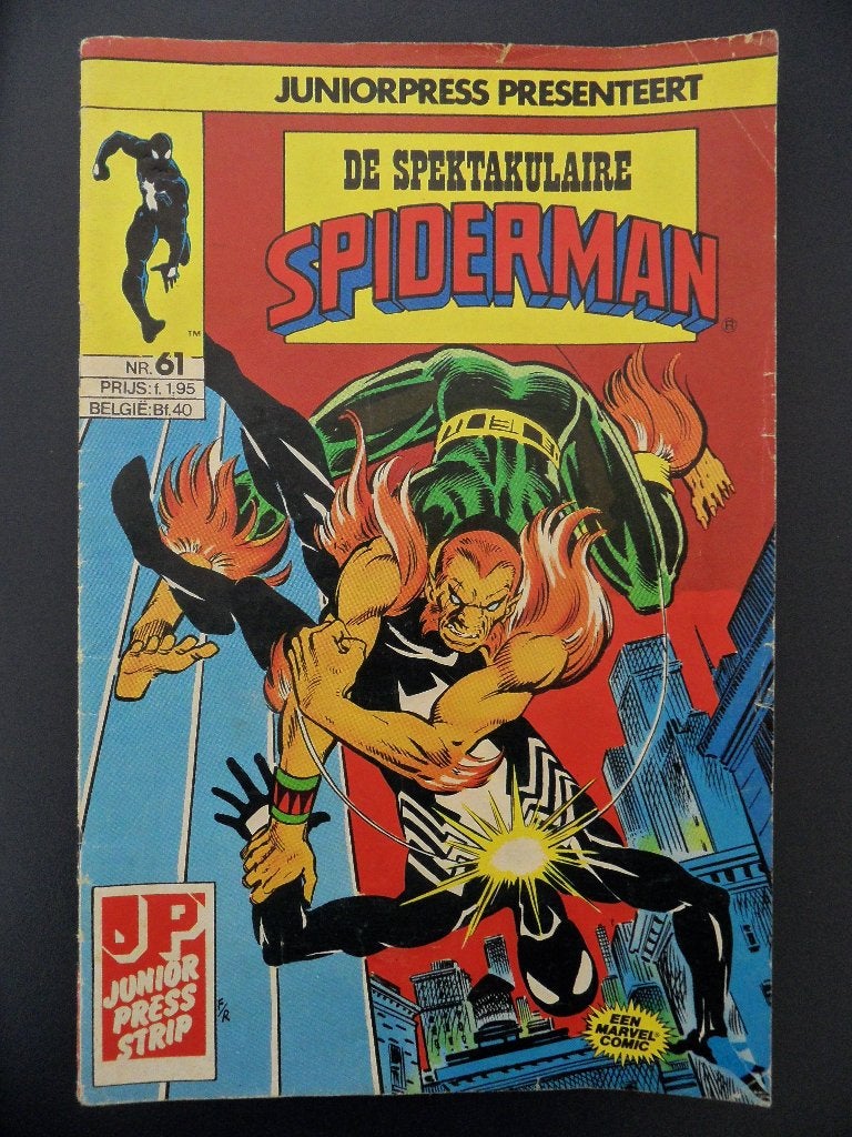 De Spektakulaire Spiderman. Nr 61, 94, 103 en 107., Meerdere stripboeken, Ophalen of Verzenden, Gelezen