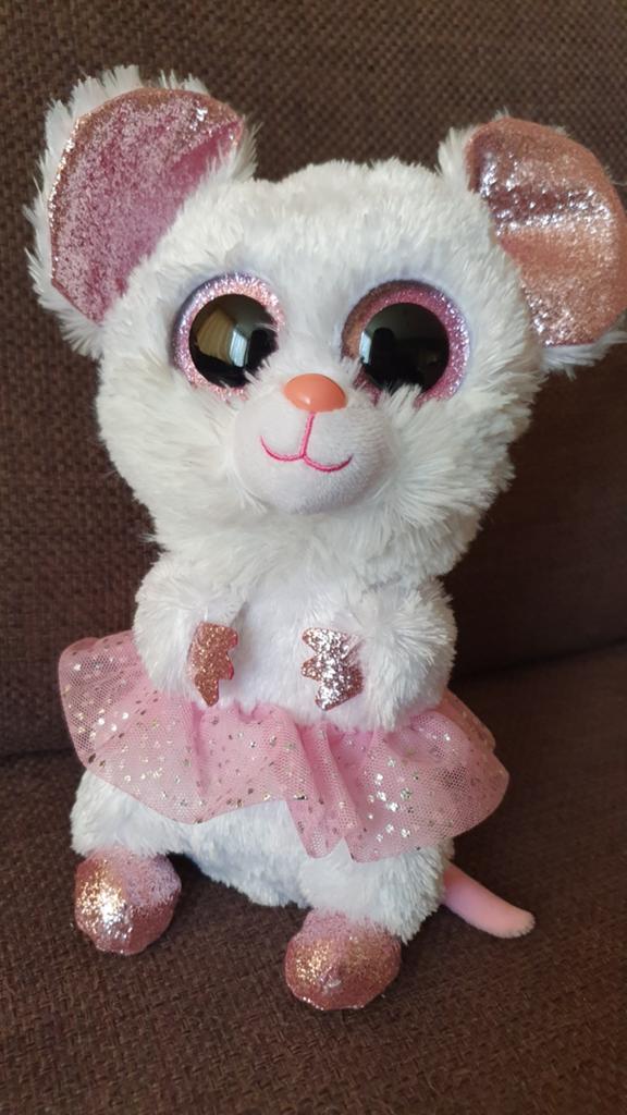 Ty knuffel Nina met tutu., Ophalen of Verzenden, Zo goed als nieuw, Overige typen