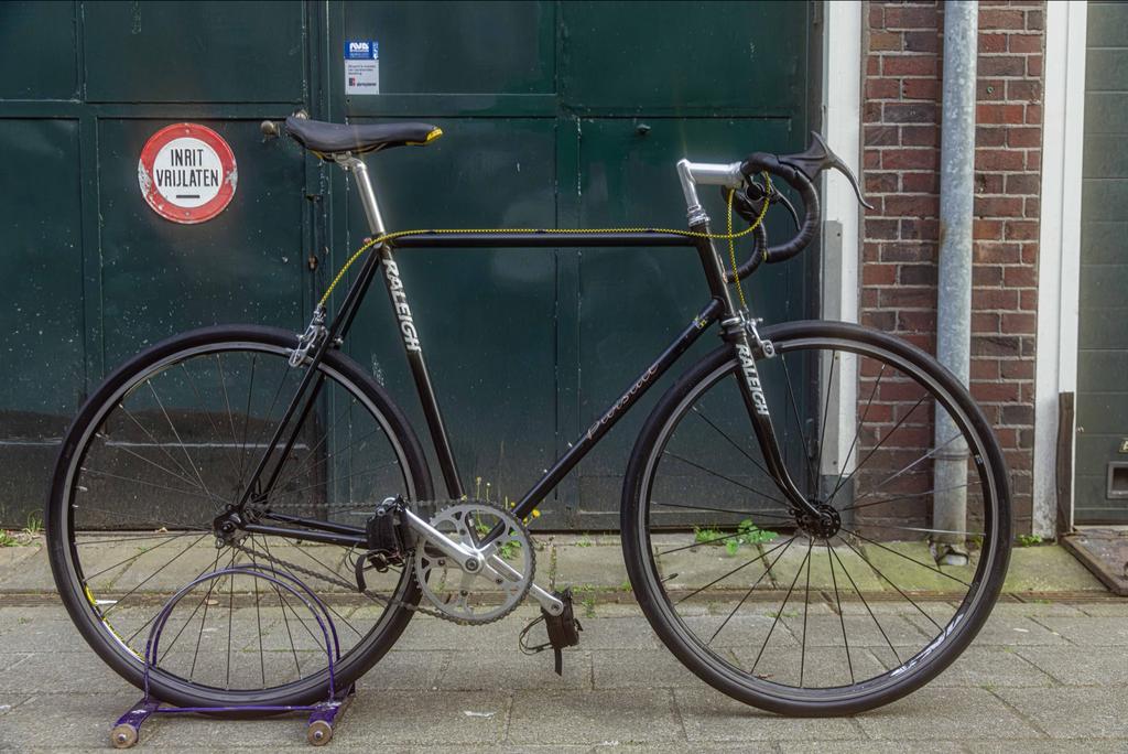 Custom Raleigh Pursuit Single Speed (Size 58) racefiets, Fietsen en Brommers, Staal, Zo goed als nieuw, 57 tot 61 cm, Ophalen