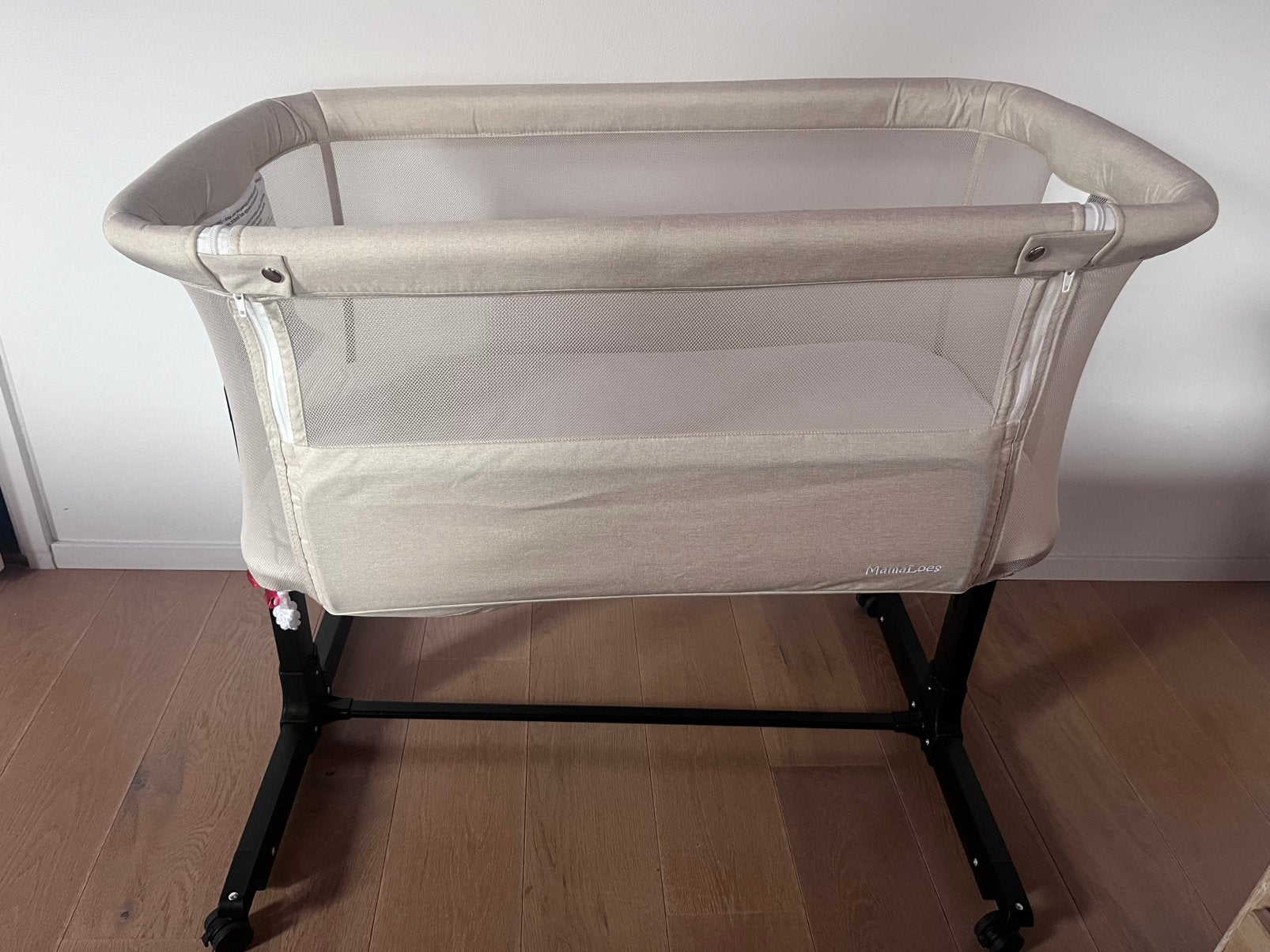 Co-sleeper met zwart frame, Ophalen, Zo goed als nieuw, Wieg